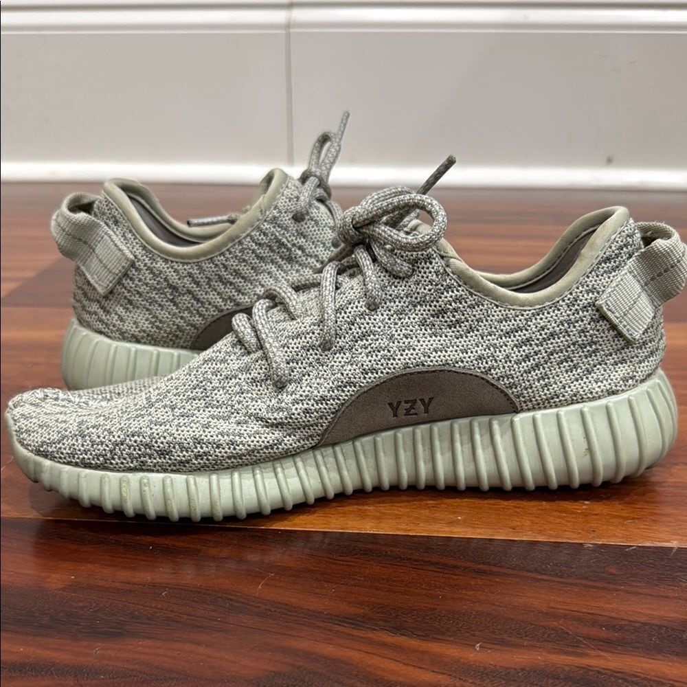 Adidas Yeezy Boost 350 Gray Knit Sneakers Men’s Size 7